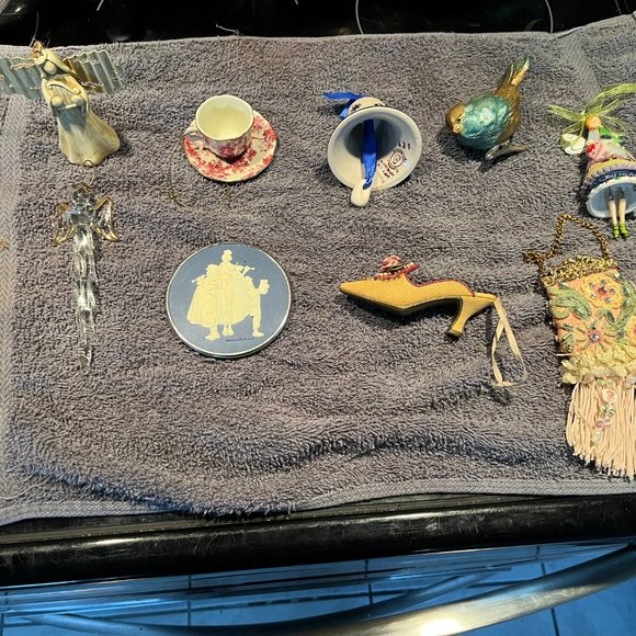 10 glass/ceramic/metal very special ornaments - Picture 4 of 12